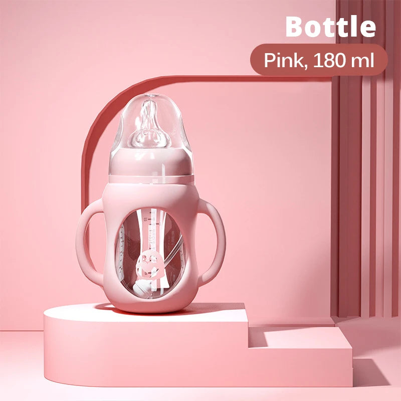 Baby Glass Bottle 2-in-1