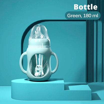 Baby Glass Bottle 2-in-1