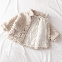 Cozy Sheep-Like Winter Jacket for Baby Girls & Boys | Ultra-Warm Cotton Fleece Toddler Coat (1-8Y)