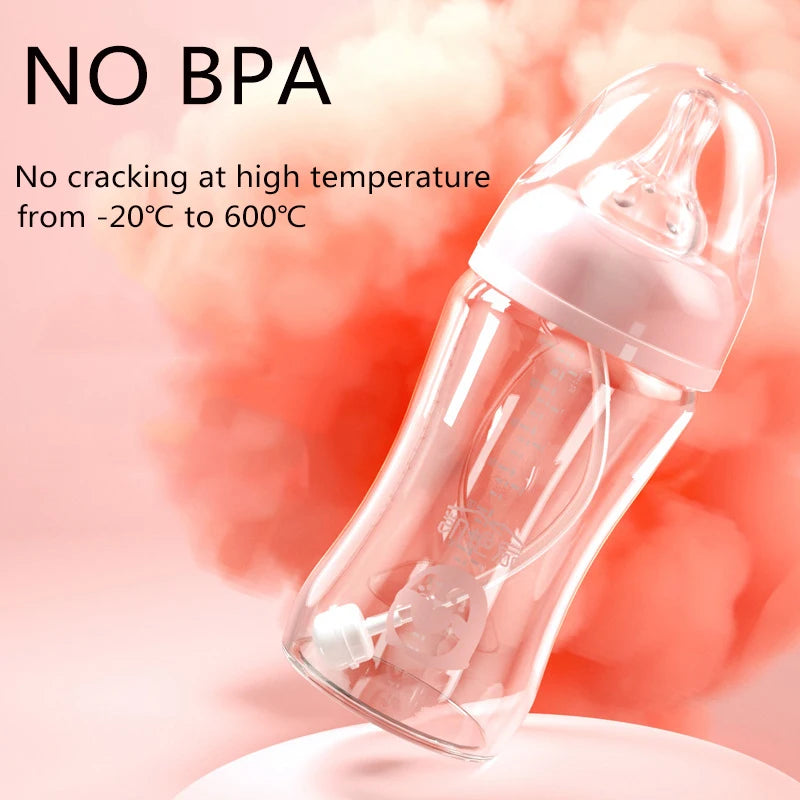 Baby Glass Bottle 2-in-1