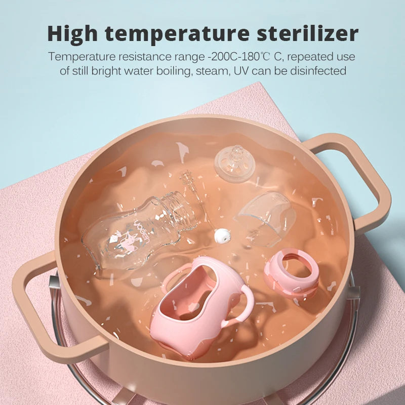 Baby Glass Bottle 2-in-1