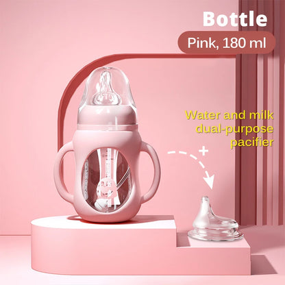 Baby Glass Bottle 2-in-1