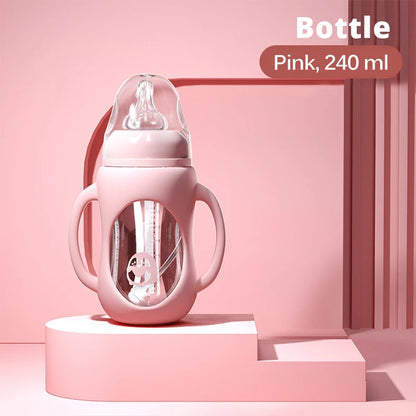 Baby Glass Bottle 2-in-1
