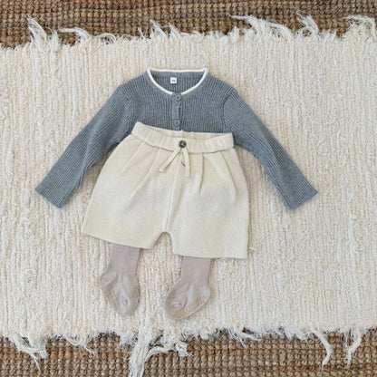 Cozy Knit Baby Sweaters (9M-3T): Adorable Toddler Pullover for Girls - Soft O-Neck Base Layer for Autumn Comfort