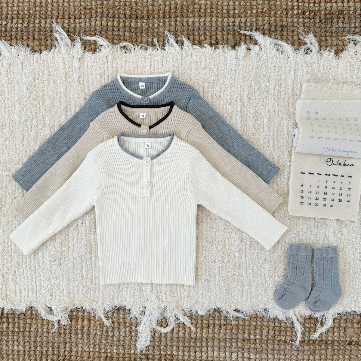 Cozy Knit Baby Sweaters (9M-3T): Adorable Toddler Pullover for Girls - Soft O-Neck Base Layer for Autumn Comfort