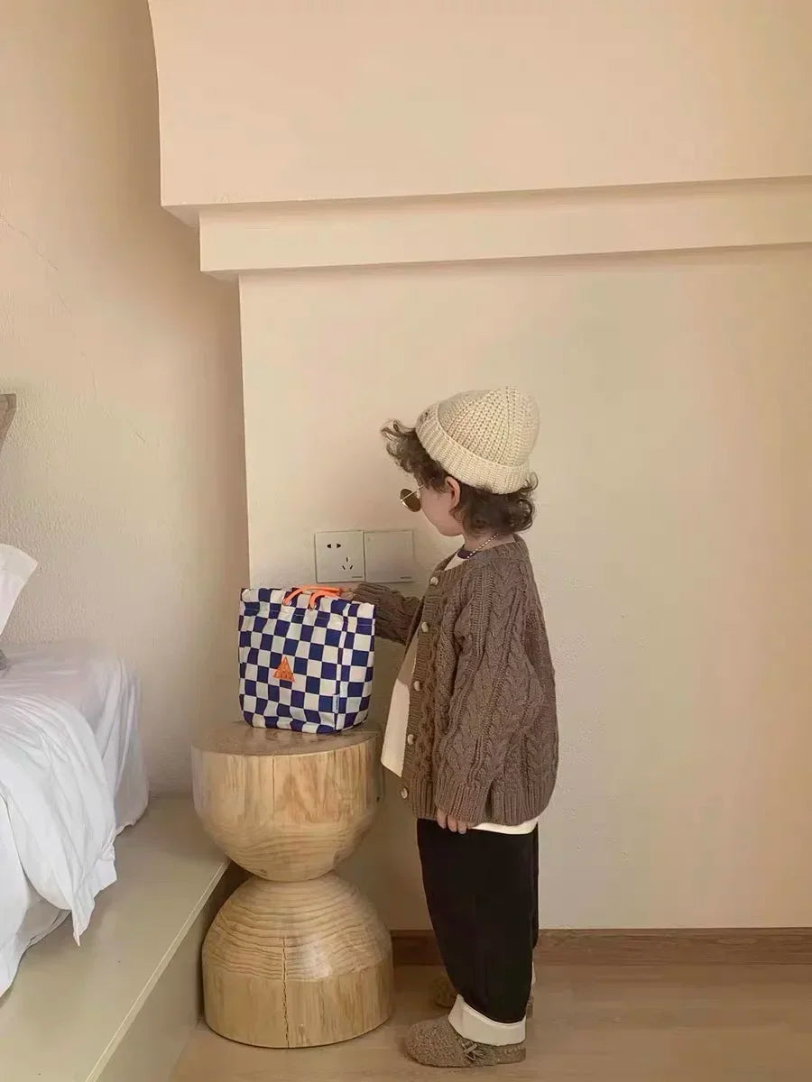 Cozy Autumn Knit Cardigan for Kids | Adorable Girls & Boys Long Sleeve Sweater Jacket | Keep Them Warm & Stylish!