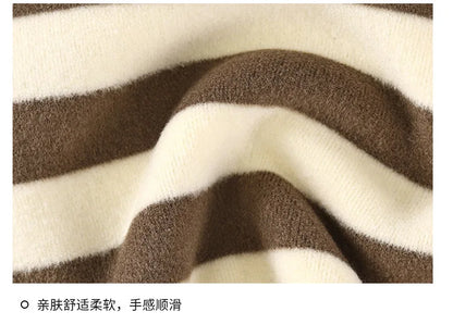 Cozy Striped Long Sleeve T-Shirt for Kids | Soft & Warm Baby Clothes for Spring, Autumn & Winter Fun!