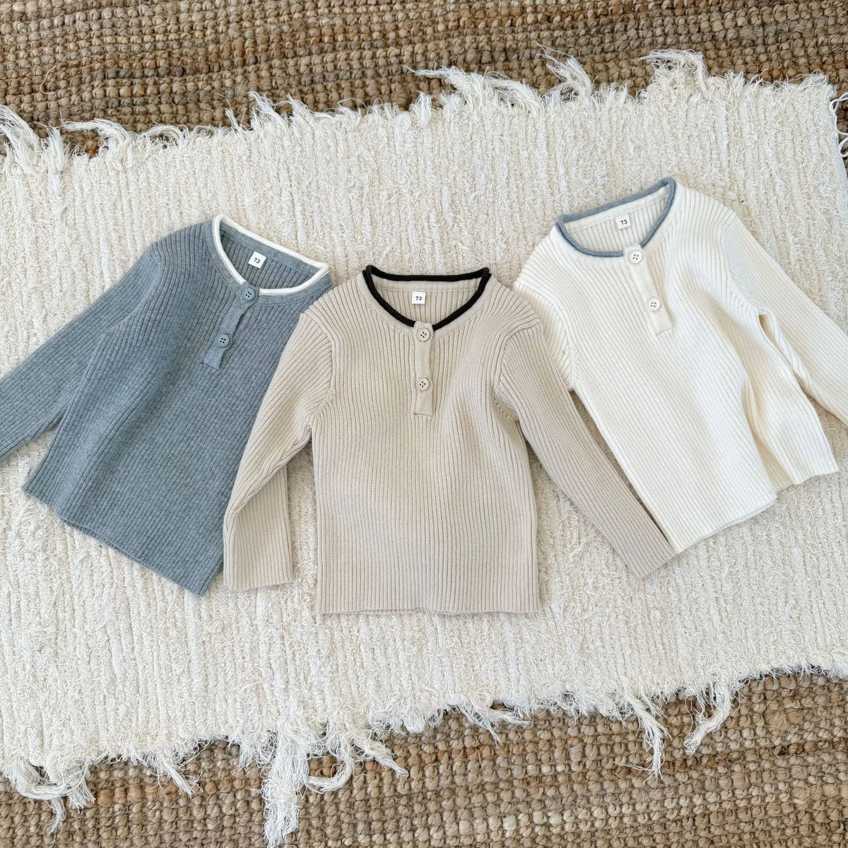 Cozy Knit Baby Sweaters (9M-3T): Adorable Toddler Pullover for Girls - Soft O-Neck Base Layer for Autumn Comfort