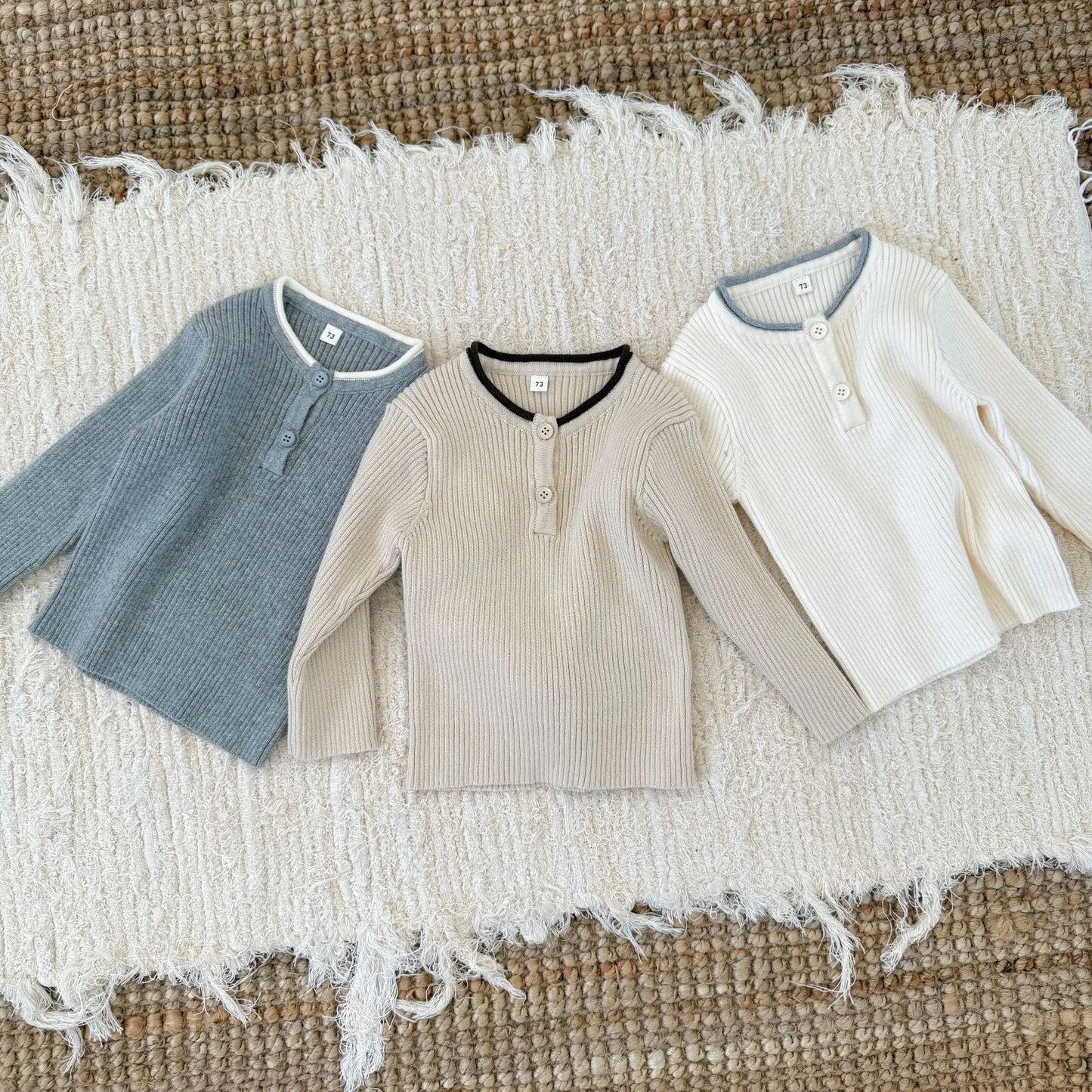 Cozy Knit Baby Sweaters (9M-3T): Adorable Toddler Pullover for Girls - Soft O-Neck Base Layer for Autumn Comfort