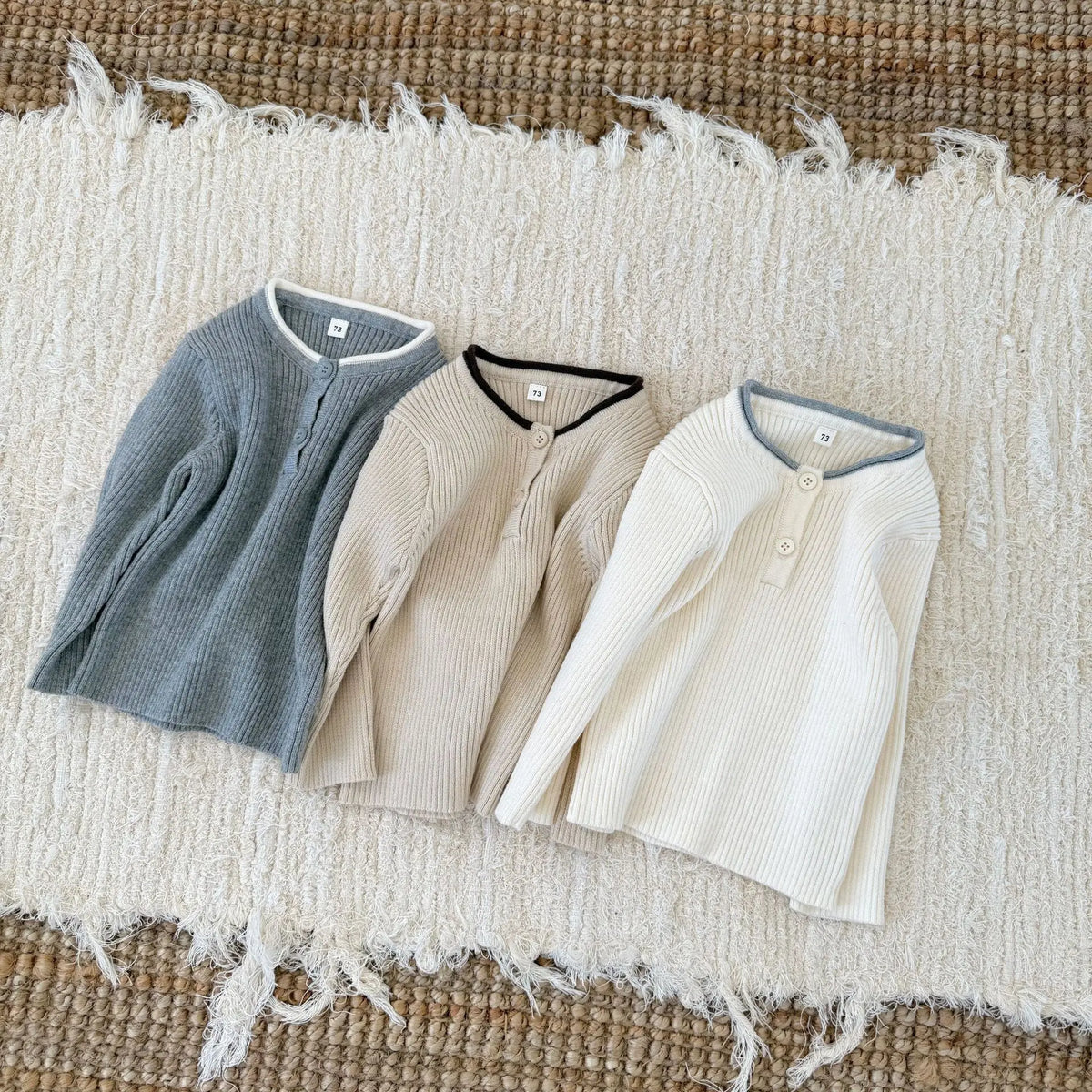 Cozy Knit Baby Sweaters (9M-3T): Adorable Toddler Pullover for Girls - Soft O-Neck Base Layer for Autumn Comfort