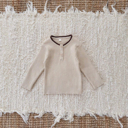 Cozy Knit Baby Sweaters (9M-3T): Adorable Toddler Pullover for Girls - Soft O-Neck Base Layer for Autumn Comfort