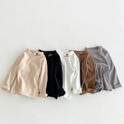 Adorable Baby & Kids Cotton Sportswear Set: Cozy Long Sleeve Top for Spring/Autumn Adventures!