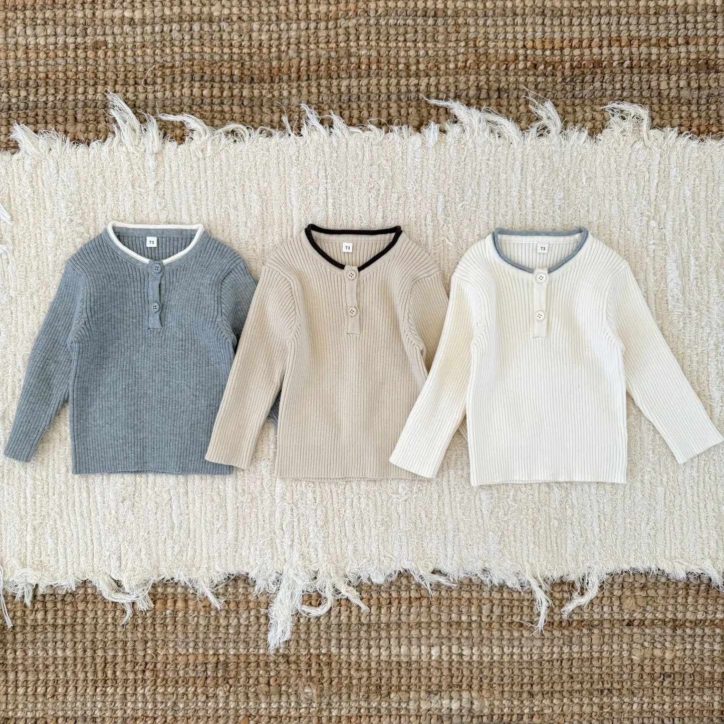 Cozy Knit Baby Sweaters (9M-3T): Adorable Toddler Pullover for Girls - Soft O-Neck Base Layer for Autumn Comfort