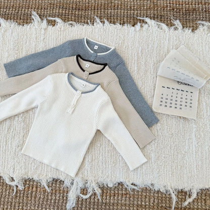 Cozy Knit Baby Sweaters (9M-3T): Adorable Toddler Pullover for Girls - Soft O-Neck Base Layer for Autumn Comfort