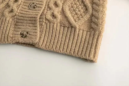 Cozy Autumn Knit Cardigan for Kids | Adorable Girls & Boys Long Sleeve Sweater Jacket | Keep Them Warm & Stylish!