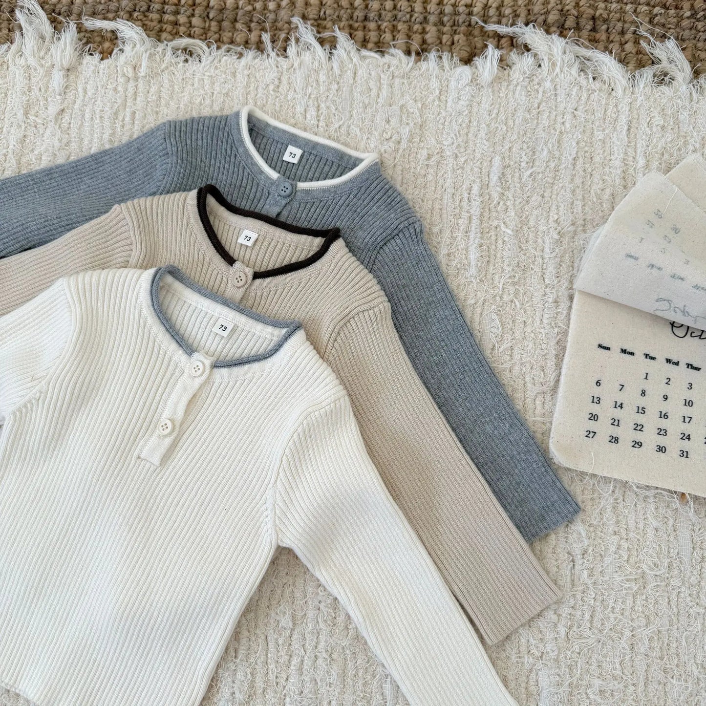 Cozy Knit Baby Sweaters (9M-3T): Adorable Toddler Pullover for Girls - Soft O-Neck Base Layer for Autumn Comfort